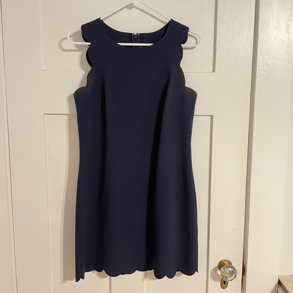 Scalloped J. Crew Dress